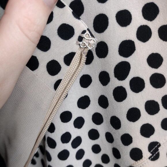 BCBG Generation Polkadot Patchwork A-Line Skirt Size 12 - Picture 14 of 15